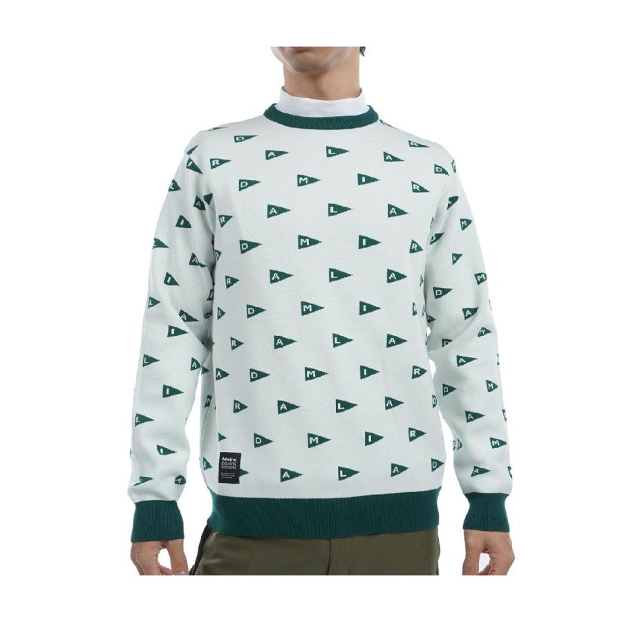 アドミラル　Admiral　フラッグジャカード クルーセーター Admiral（アドミラル） フラッグジャカード クルーセーター : GDO