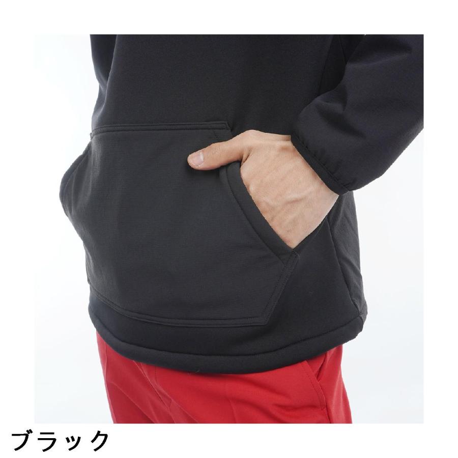 Admiral アドミラル 裏起毛 ロゴ ハイブリッドパーカー : GDOゴルフ