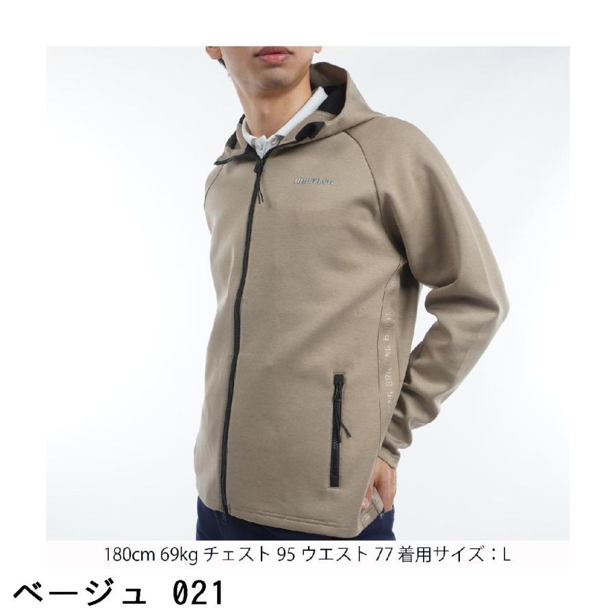 極美品✨ウォームロゴラインパーカー 3Dロゴ スウェット L