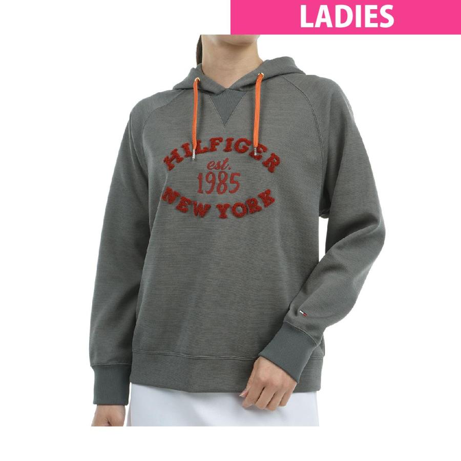 トミー ヒルフィガー ゴルフ　  GOLF　ストレッチ アーチロゴ スウェットフーディーパーカー　レディス TOMMY HILFIGER（トミー・ヒルフィガー） トミー ヒルフィガー ゴルフ