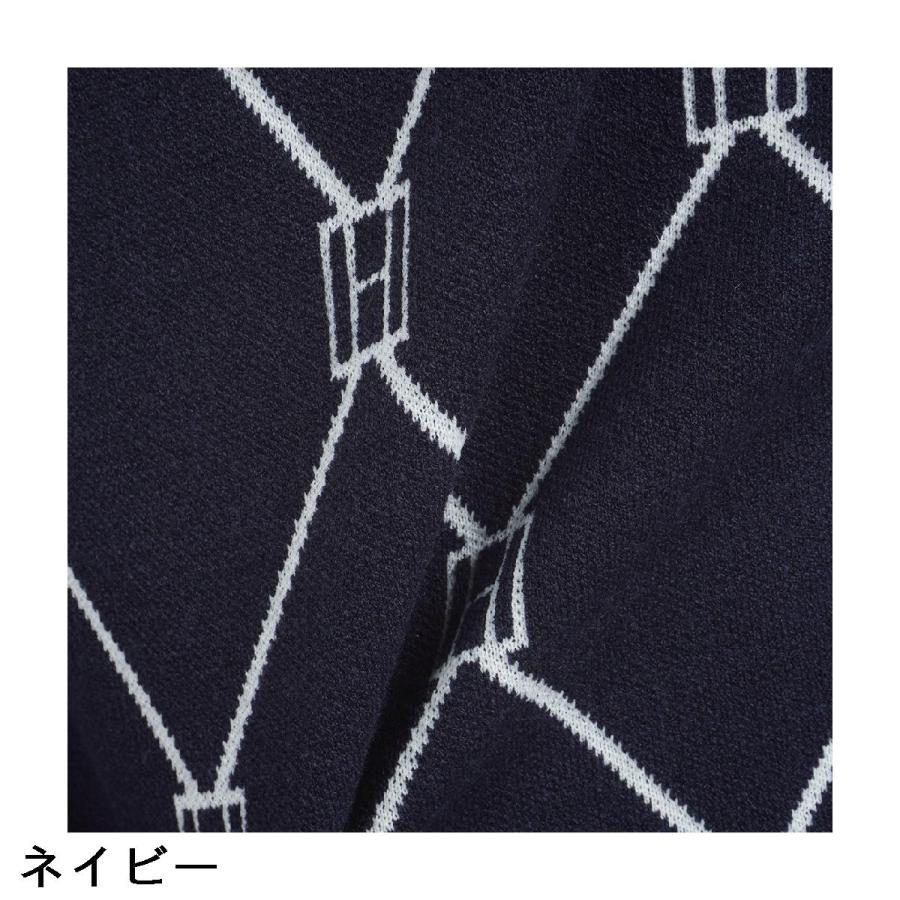 トミー ヒルフィガー ゴルフ　  GOLF　ロゴジャカード クルーネックセーター TOMMY HILFIGER トミー ヒルフィガー ゴルフ GOLF モノグラムジャ