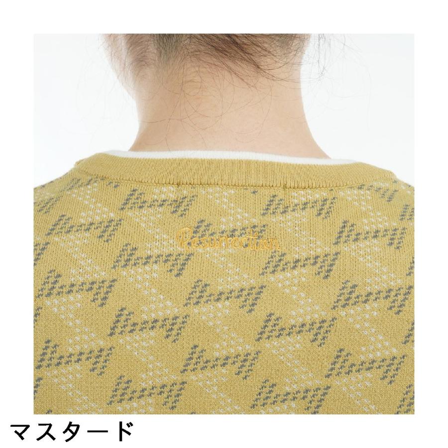 レザレクション Resurrection GMクルーネック プルオーバーセーター