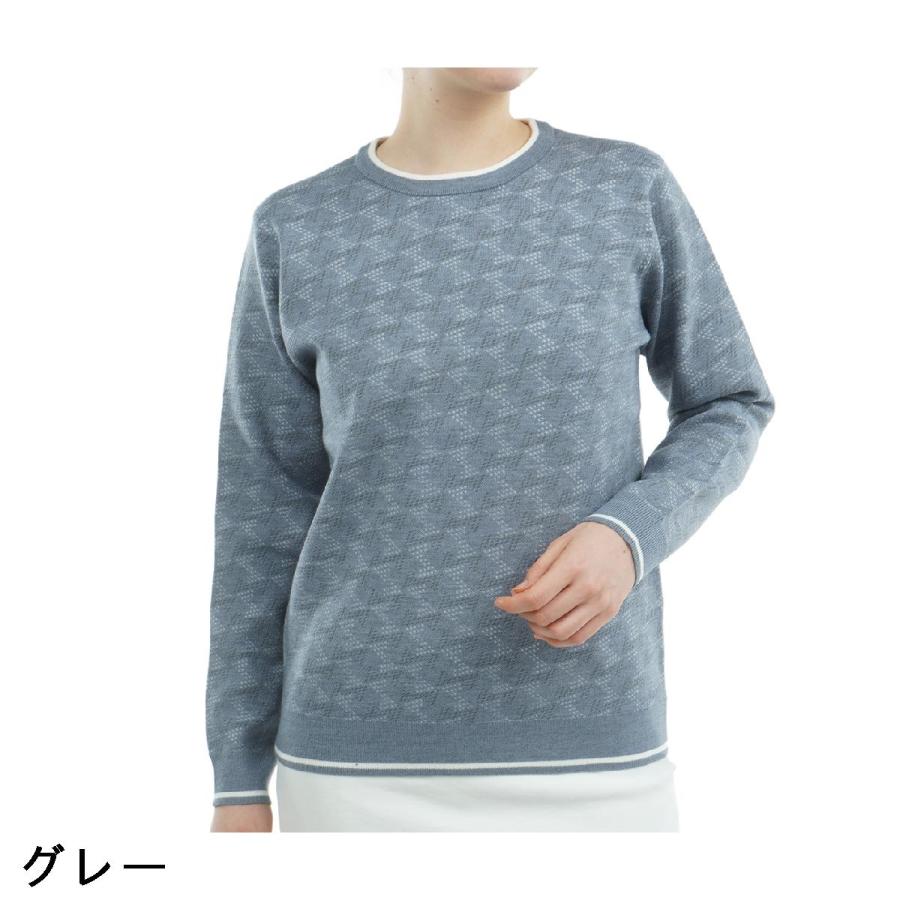 上下 Resurrection ウィメンズGM クルーネックニット スカート Resurrection ゴルフ GMクルーネックニット プルオーバー 上下