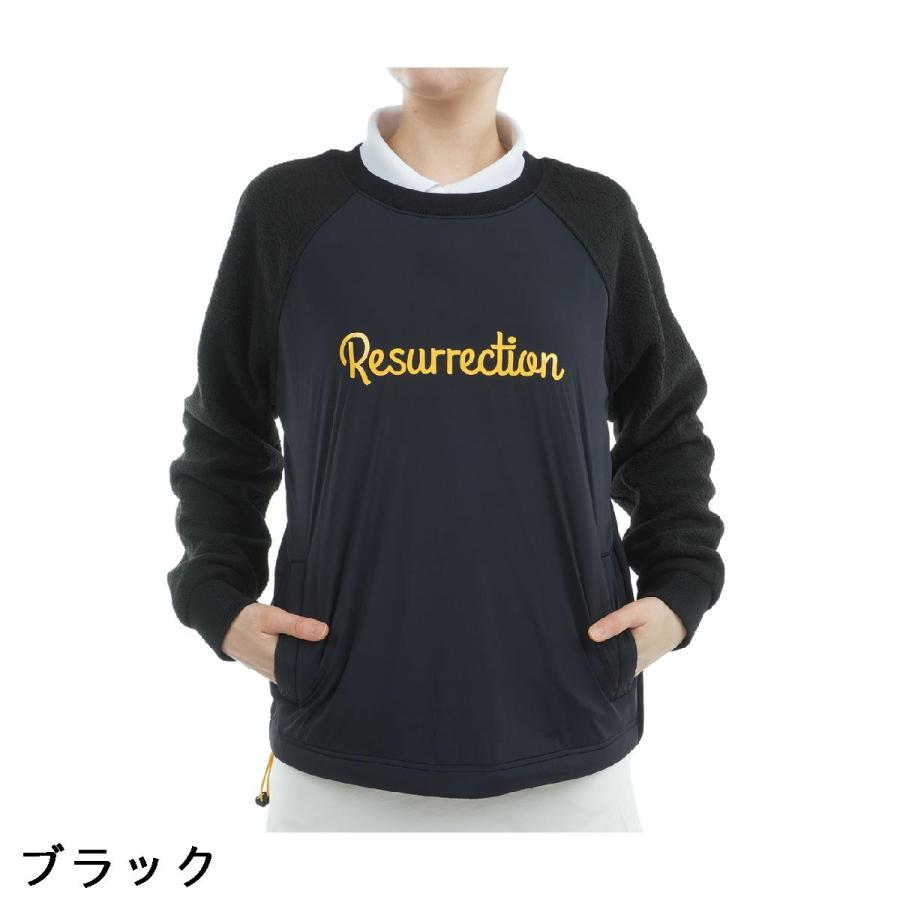 レザレクション　レディースブルゾンS レザレクション Resurrection ウインドブロック ボアクルーネック プル