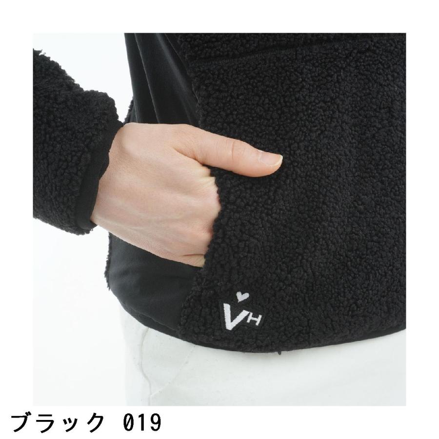 VIVA HEART ビバハート ストレッチ ボア中綿トレーナー レディス : GDO