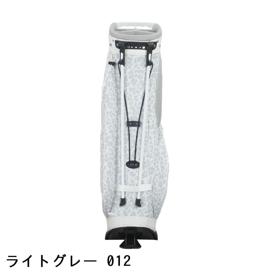 新品 VIVA HEART ビバハート スタンド キャディバッグ オフホワイト VIVA HEART（ビバハート） ホワイティーレオパード スタンドキャディ