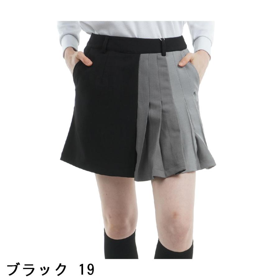 Rosasen ロサーセン ROSASEN A-Line ストレッチ 配色プリーツスカート