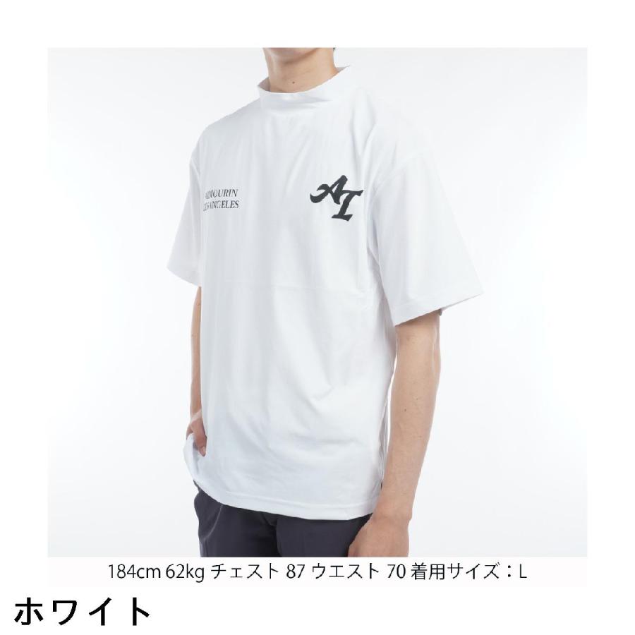 アーマーイン ARMOURIN ルーズ モックネック 半袖Tシャツ : GDOゴルフ