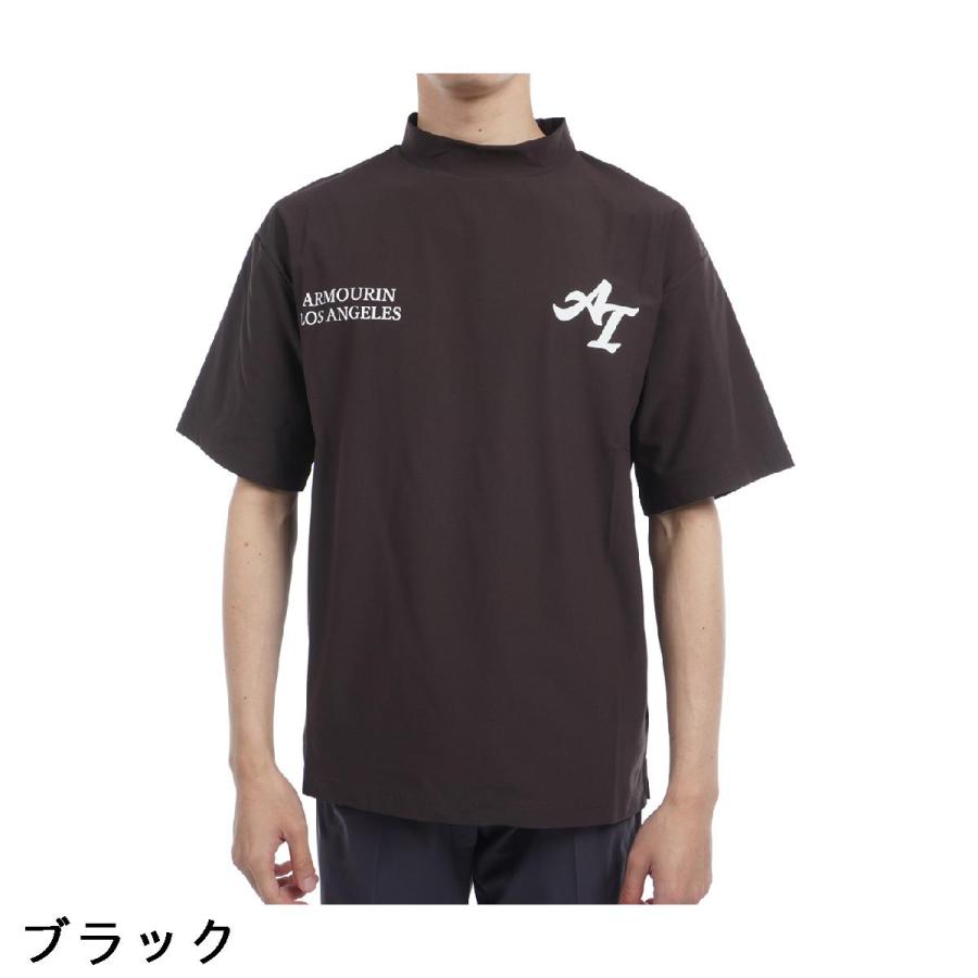 アーマーイン ARMOURIN ルーズ モックネック 半袖Tシャツ : GDOゴルフ