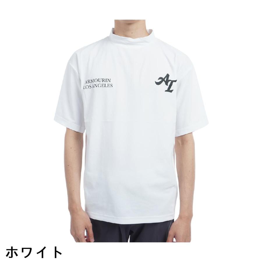 アーマーイン ARMOURIN ルーズ モックネック 半袖Tシャツ : GDOゴルフ
