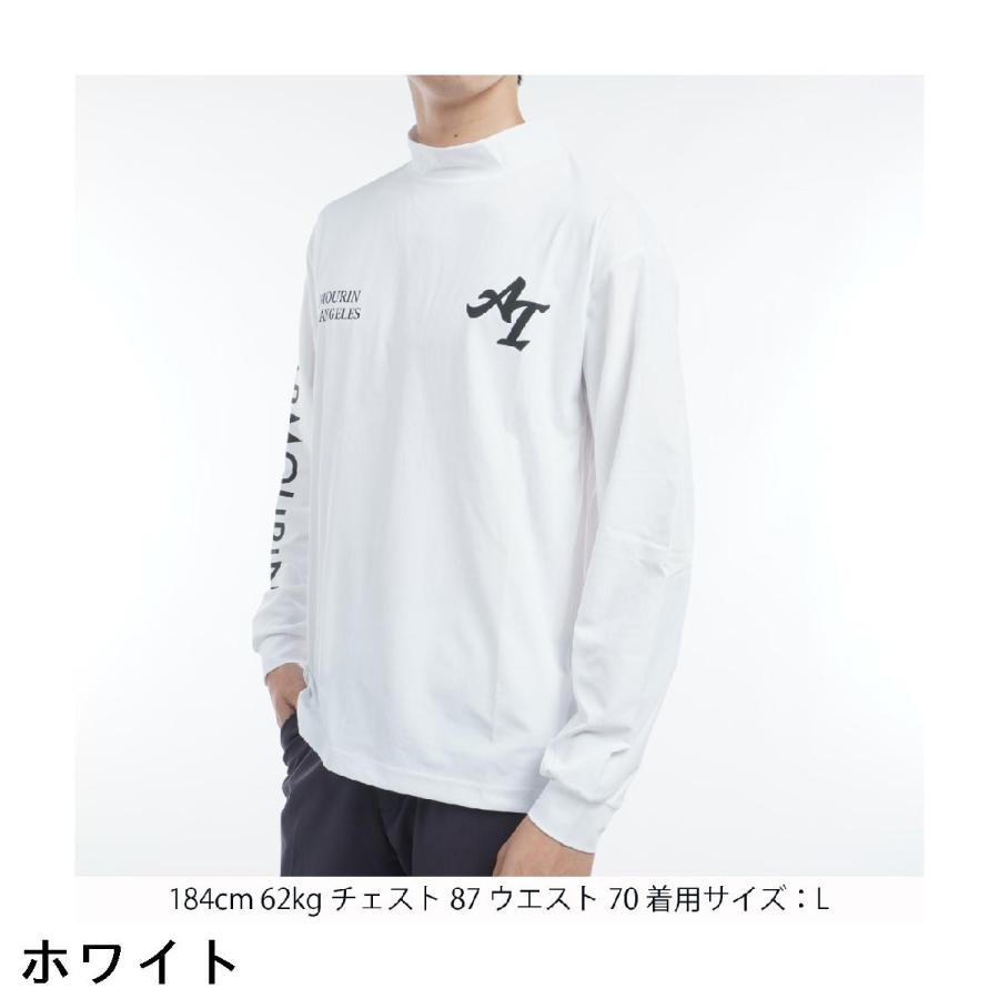 アーマーイン ARMOURIN ルーズ モックネック 長袖Tシャツ : GDOゴルフ
