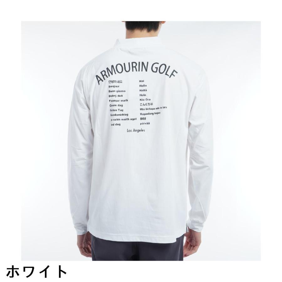 アーマーイン　ARMOURIN　ルーズ モックネック 長袖Tシャツ アーマーイン ARMOURIN ルーズ モックネック 長袖Tシャツ : GDOゴルフ