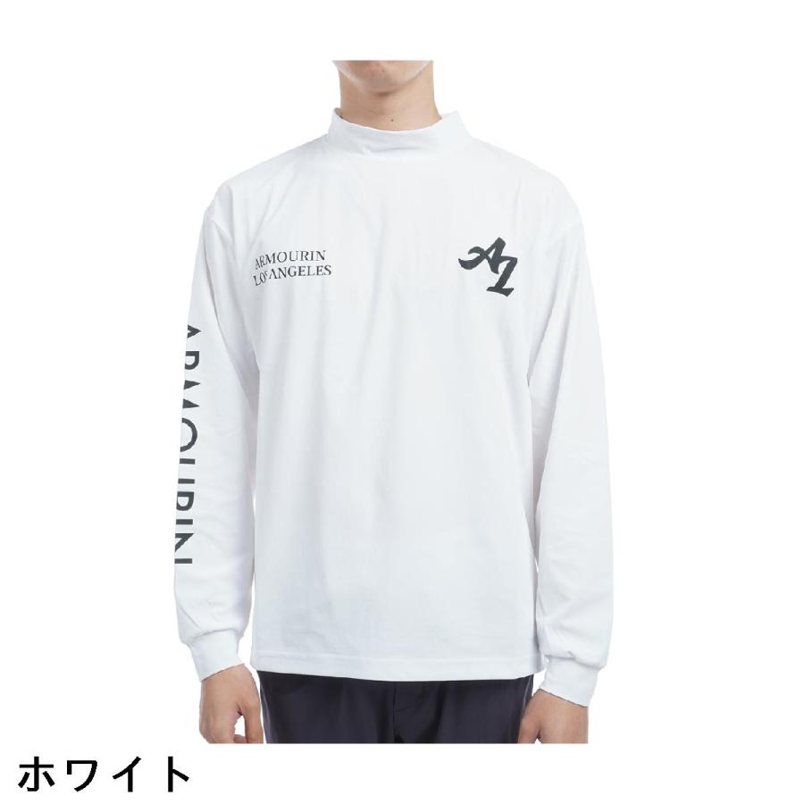 アーマーイン ARMOURIN ルーズ モックネック 長袖Tシャツ : GDOゴルフ