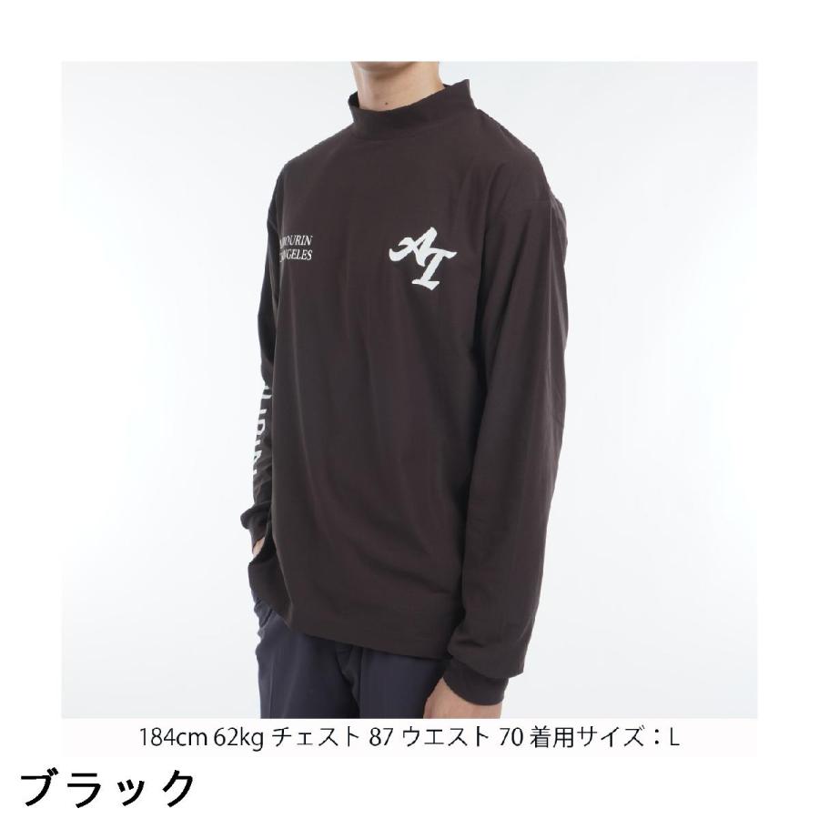 アーマーイン ARMOURIN ルーズ モックネック 長袖Tシャツ : GDOゴルフ