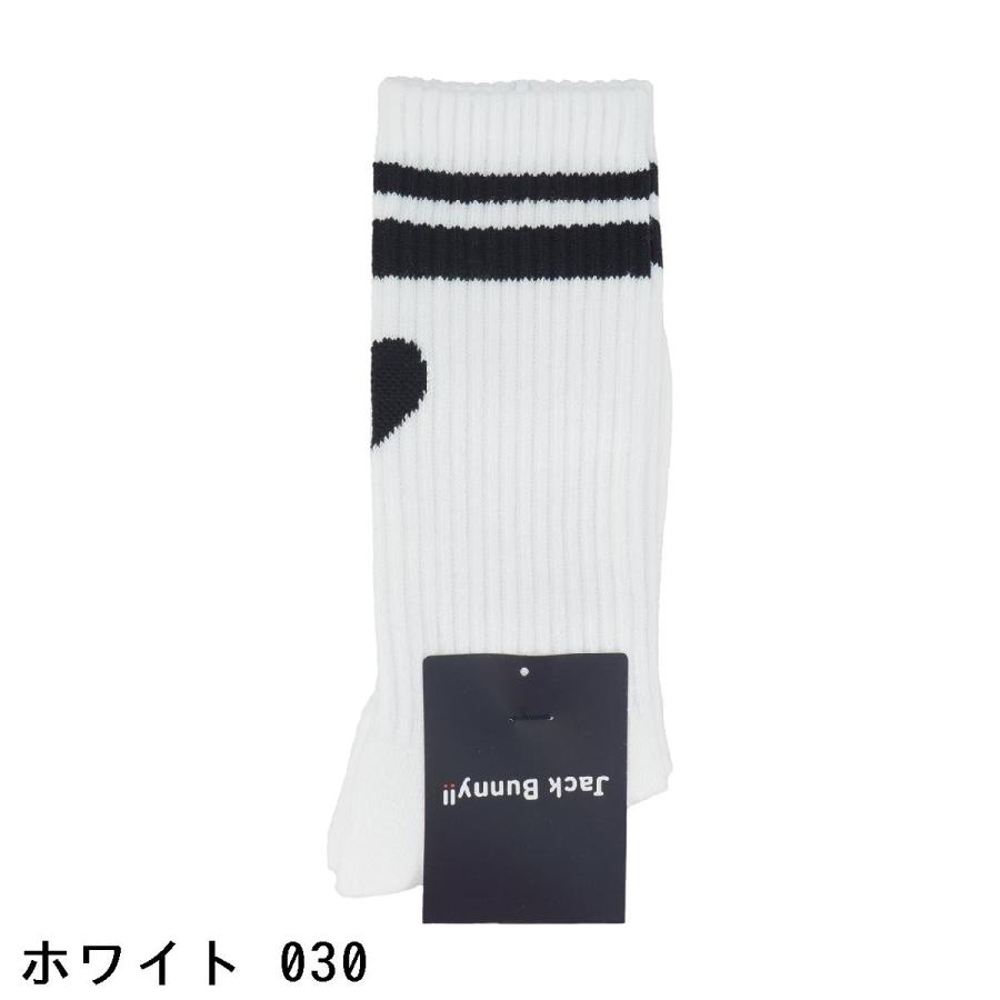 未使用　ジャックバニー　スニードジャック　レディース Jack Bunny!! ジャックバニー ハートワンポイントミドルソックス