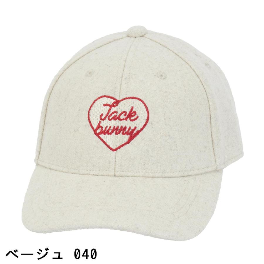 Jack Bunny!!（ジャックバニー） ハート柄ロゴキャップ : GDOゴルフ