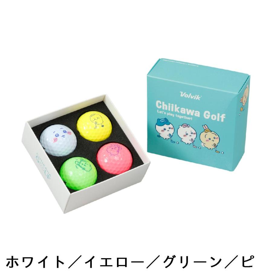 ちいかわGOLF ゴルフボール 4個入り レディス : GDOゴルフ ちいかわGOLF ゴルフボール 4個入り レディス : GDOゴルフ