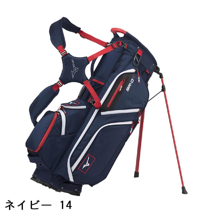 MIZUNO ミズノ　キャディバッグ　ブラック　レッド　送料込み MIZUNO（ミズノ） MIZUNO BR-DX スタンドキャディバッグ : GDOゴルフ