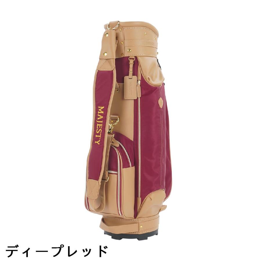 新品　MAJESTY ベージュ キャディバッグ　キャスター付き マジェスティゴルフ MAJESTY CASUAL24 キャディバッグ : GDOゴルフ