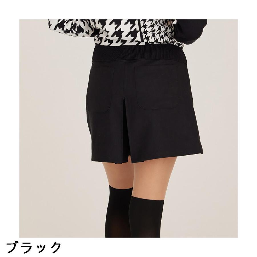 デルソルゴルフ DELSOL GOLF ウールタッチ プリーツ入りキュロット