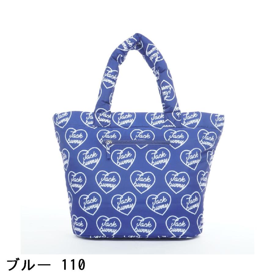 Jack Bunny 花柄ラウンドトートバッグ ネイビー Jack Bunny!!（ジャックバニー） ハート柄プリントトートバッグ : GDO