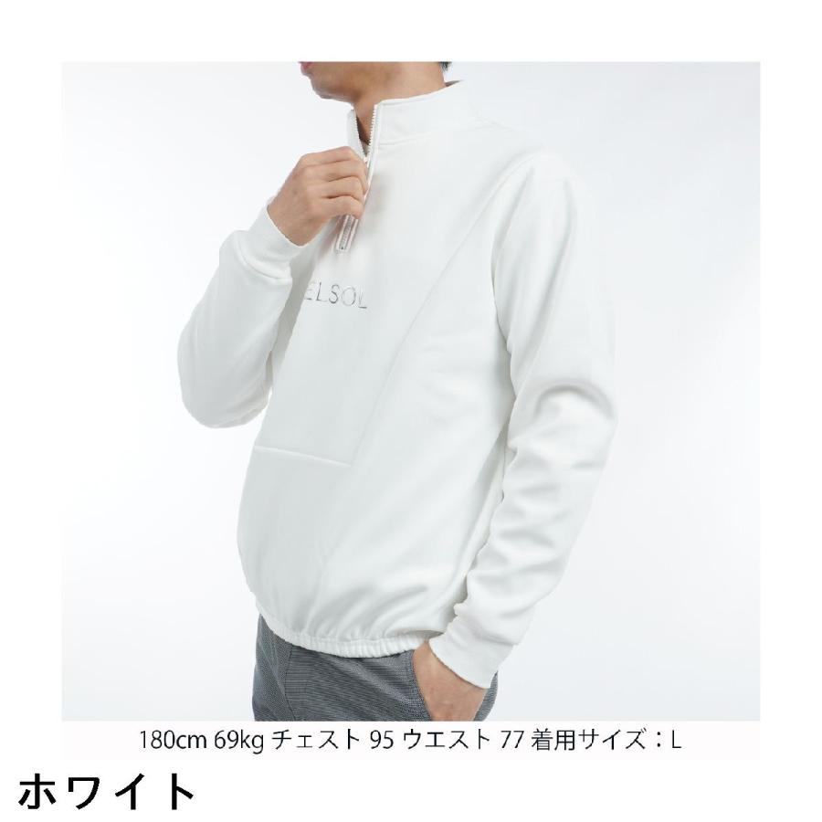 デルソルゴルフ DELSOL GOLF 裏フリースボンディングプルオーバー 