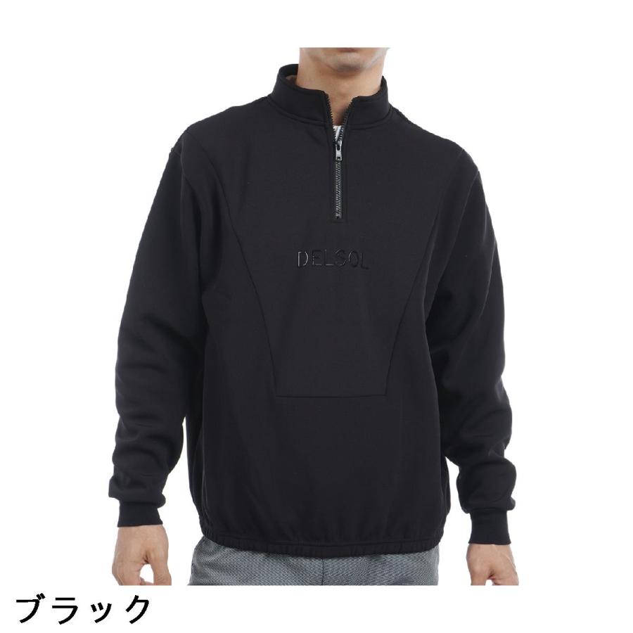 デルソルゴルフ DELSOL GOLF 裏フリースボンディングプルオーバー 