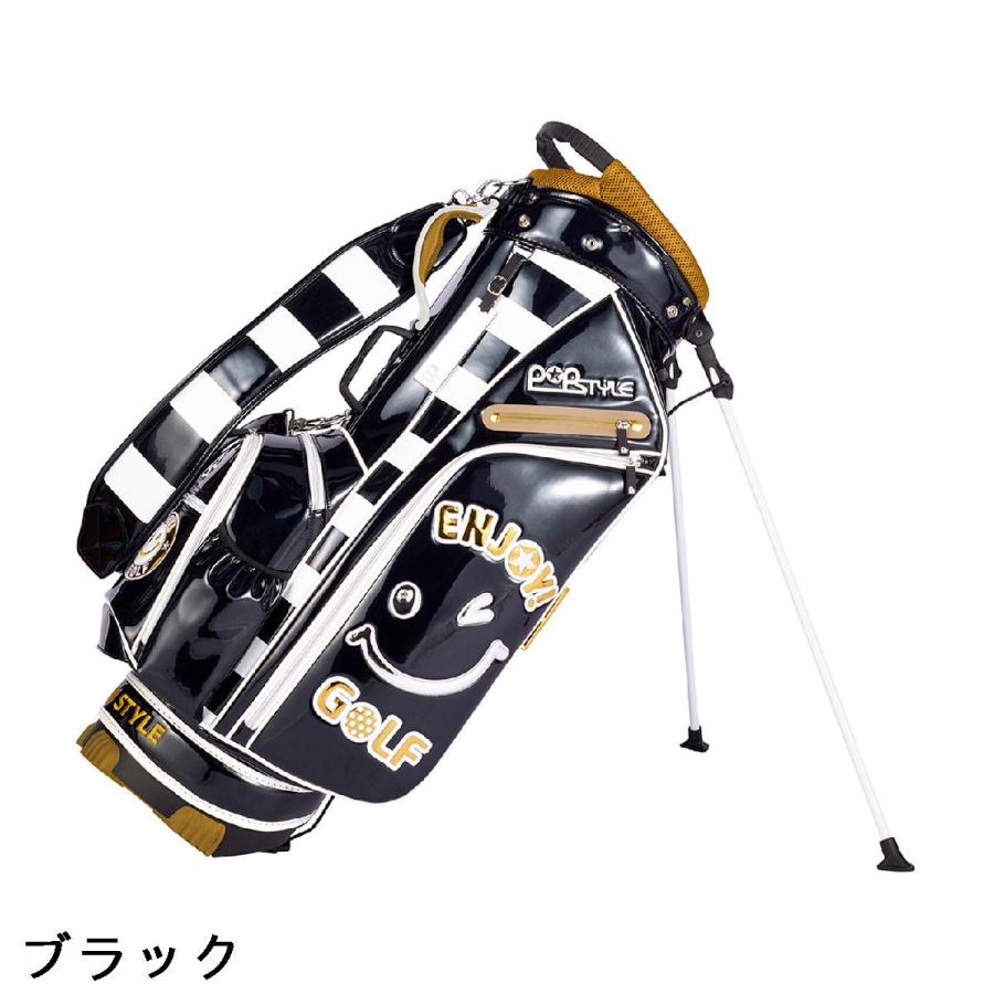 WINWIN STYLE　ウィンウィンスタイル　ENJOY GOLF Pearl スタンドキャディバッグ WINWIN STYLE（ウィンウィンスタイル） ENJOY GOLF Pearl スタンド