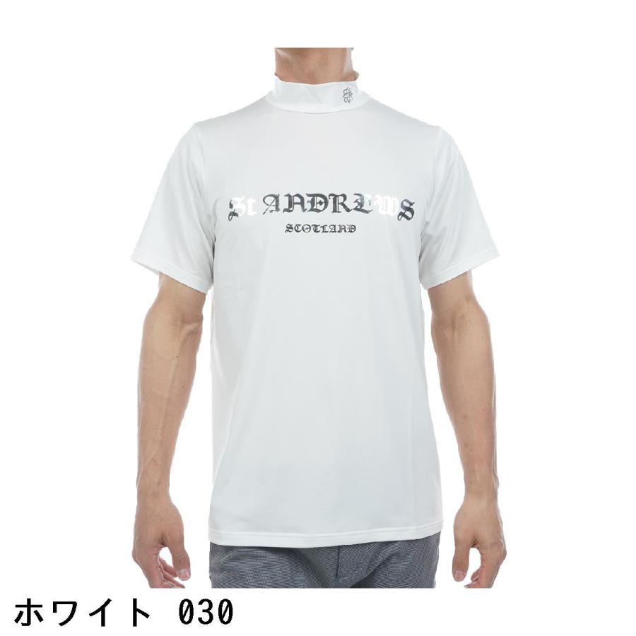 セント・アンドリュース 半袖 ハイネックシャツ ストレッチ ベア天LL St ANDREWS セント・アンドリュース ストレッチ ベア天 ハイネック半袖