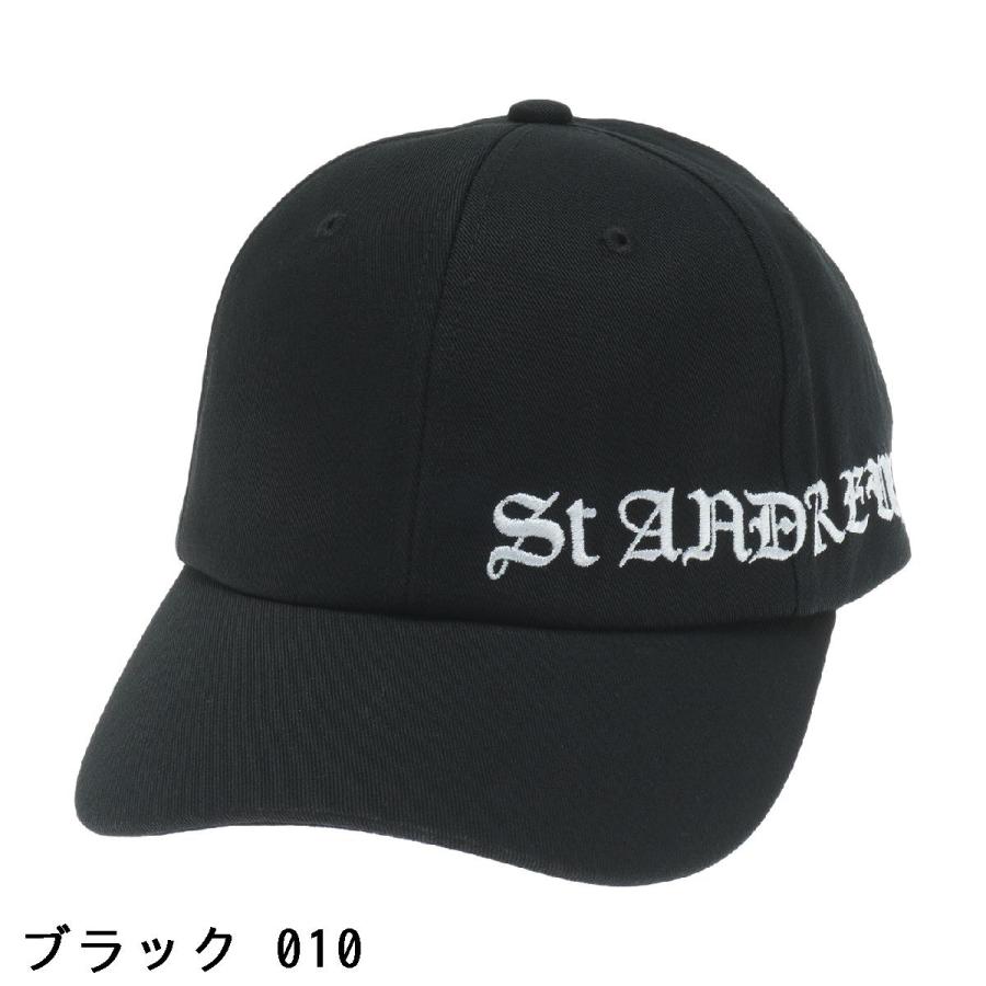 St ANDREWS セント・アンドリュース 刺繍ロゴキャップ : GDOゴルフ