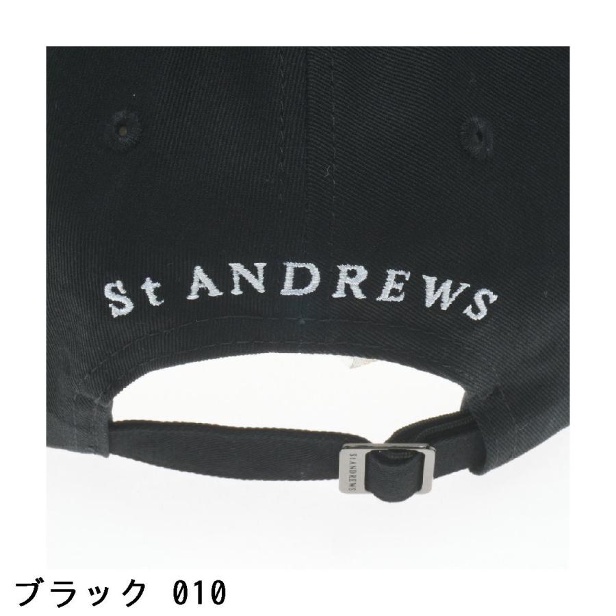 St ANDREWS セント・アンドリュース 刺繍ロゴキャップ : GDOゴルフ