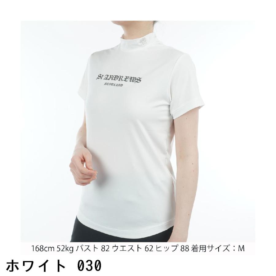St ANDREWS セント・アンドリュース ストレッチ ベア天 ハイネック半袖