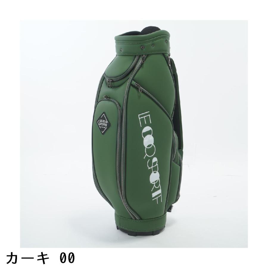 ルコックスポルティフ ゴルフ キャディバッグ　緑　黒 le coq sportif GOLF（ルコックスポルティフ ゴルフ） ルコック