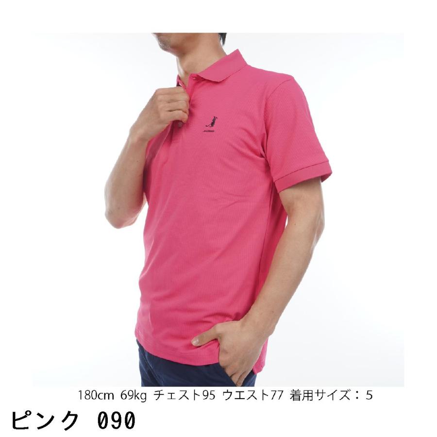 ジャックバニー Jack Bunny!! 天竺メッシュ 半袖ポロシャツの画像