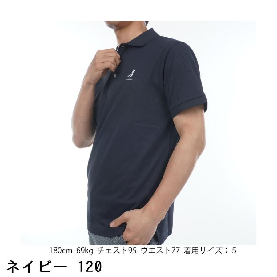 ジャックバニー Jack Bunny!! 天竺メッシュ 半袖ポロシャツの画像