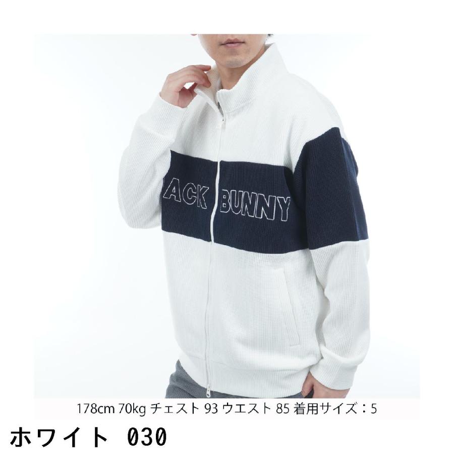 Jack Bunny!!（ジャックバニー） クォーターゲージ ジップアップニット