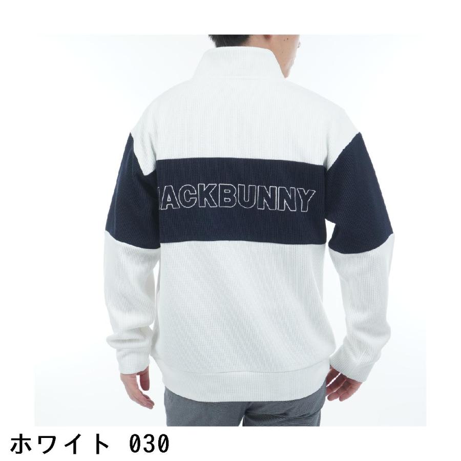 Jack Bunny!!（ジャックバニー） クォーターゲージ ジップアップニット