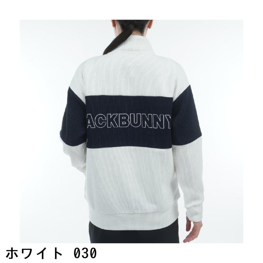 Jack Bunny!!（ジャックバニー） クォーターゲージ ジップアップニット