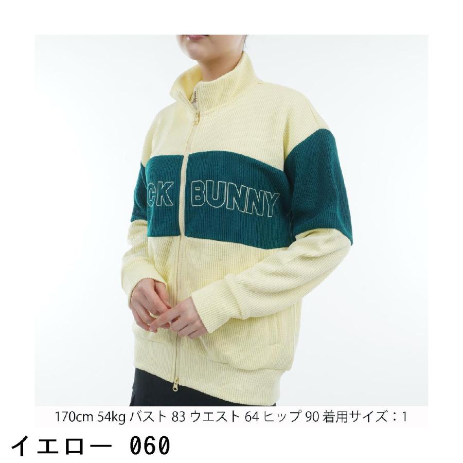 Jack Bunny!!（ジャックバニー） クォーターゲージ ジップアップニット