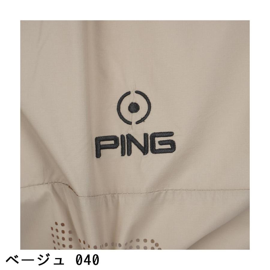 PING（ピン） コーデュラ半袖ハーフジップブルゾン : GDOゴルフ