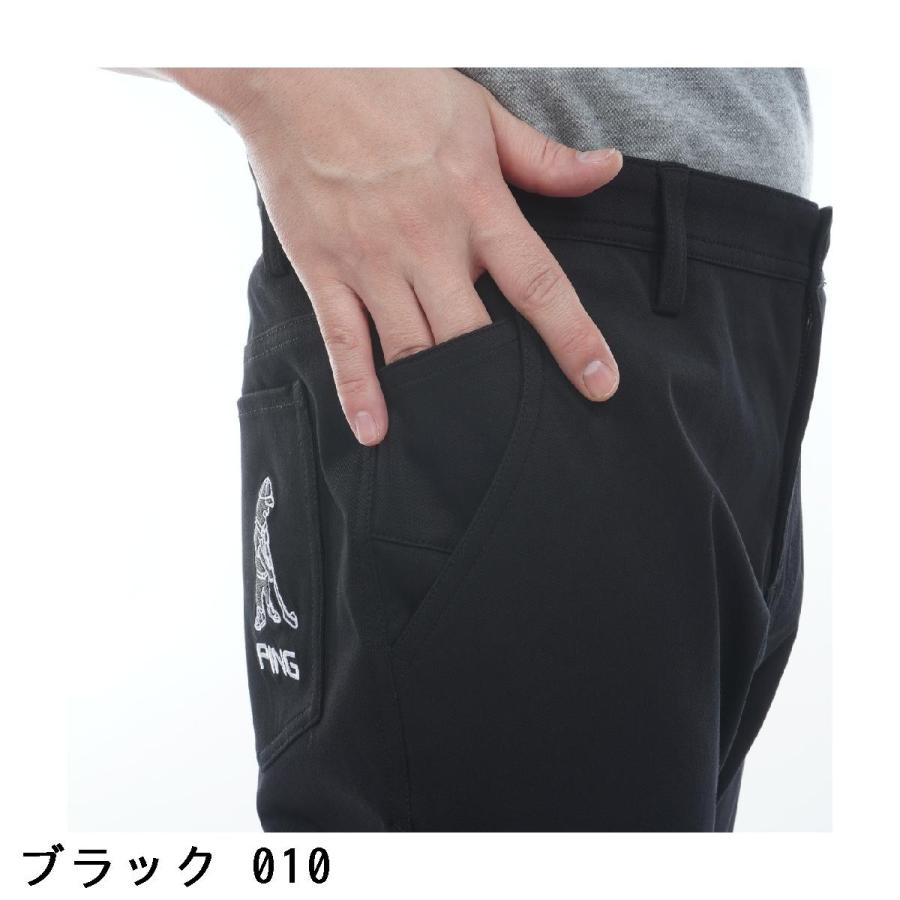 新品 PING ピン ゴルフ バックプリント 5ポケット ストレッチ パンツ3L PING（ピン） ライトテーパード 5ポケットパンツ : GDOゴルフショップ