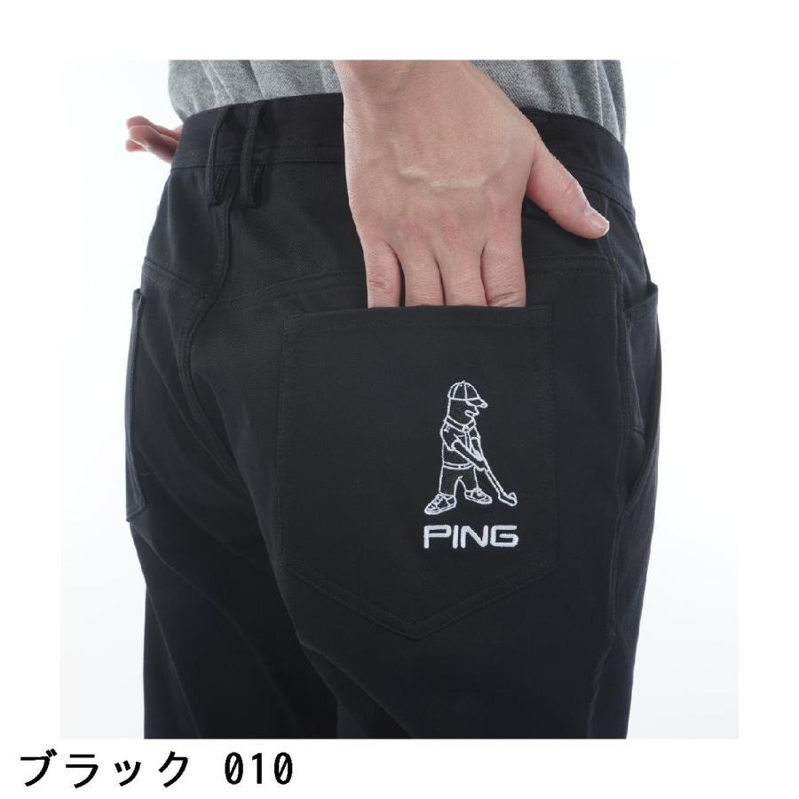 新品 PING ピン ゴルフ バックプリント 5ポケット ストレッチ パンツ3L PING（ピン） ライトテーパード 5ポケットパンツ : GDOゴルフショップ