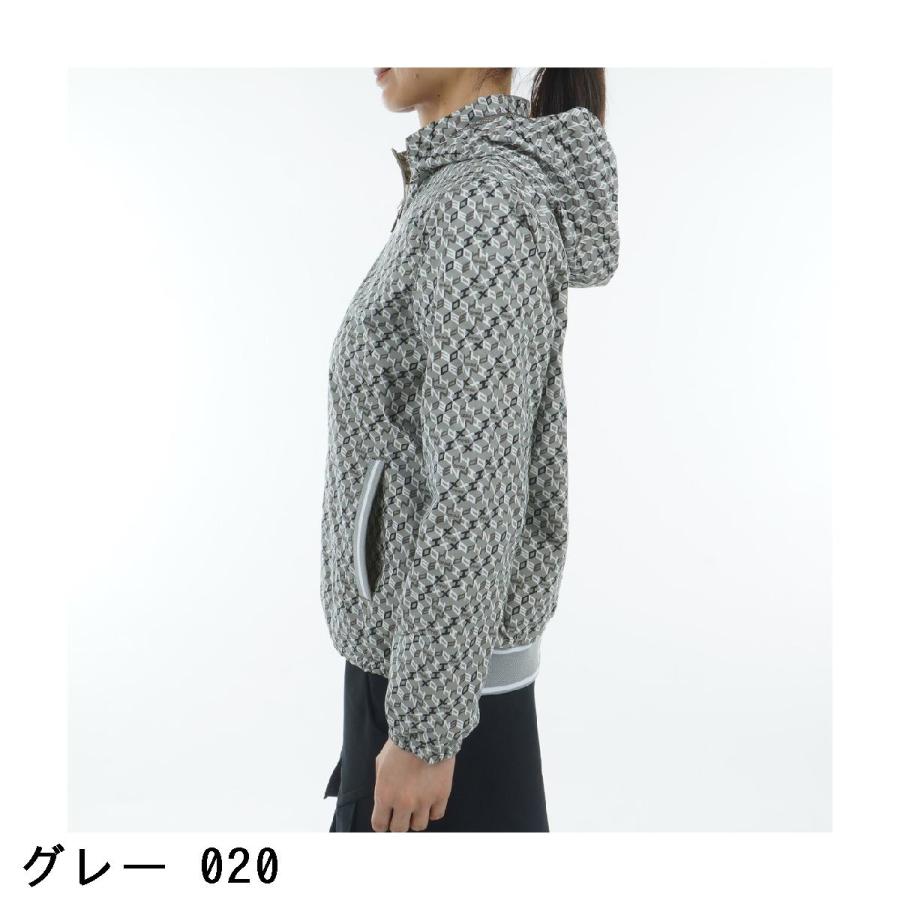 PING（ピン） 総柄プリント フルジップフーディーブルゾン レディス