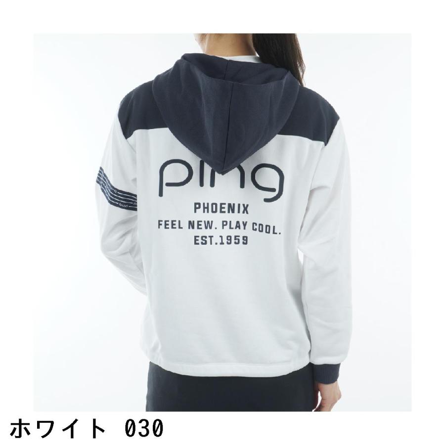PING（ピン） ドライミックス裏毛 スウェットフーディー レディス