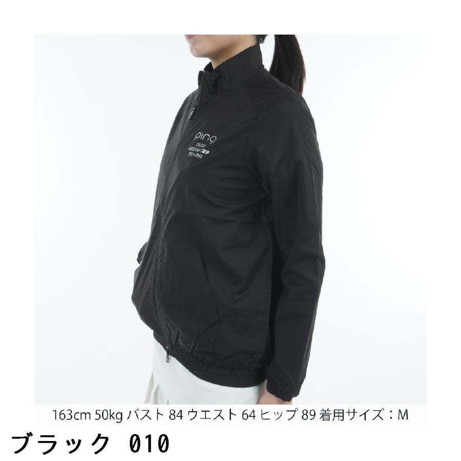PING（ピン） ナイロンコーティング フルジップブルゾン レディス