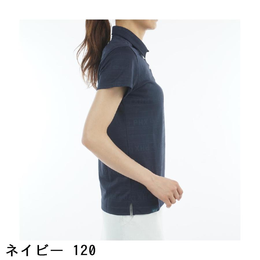 PING（ピン） チケット柄 ジャカード半袖ポロシャツ レディス : GDO