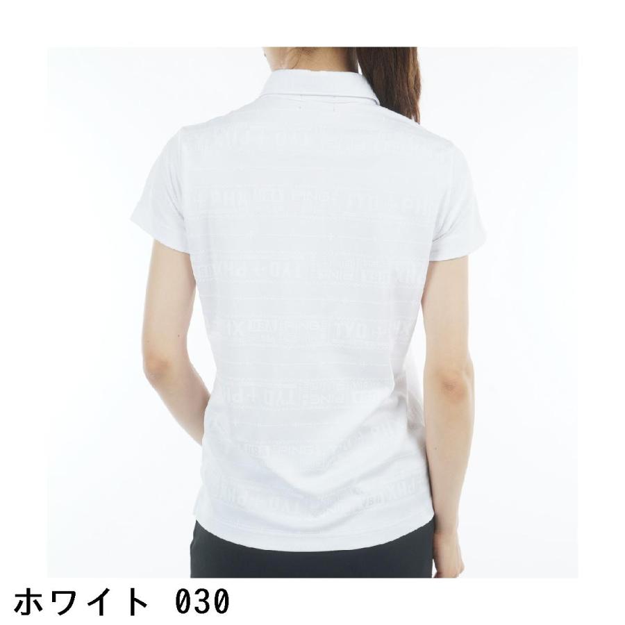 PING（ピン） チケット柄 ジャカード半袖ポロシャツ レディス : GDO