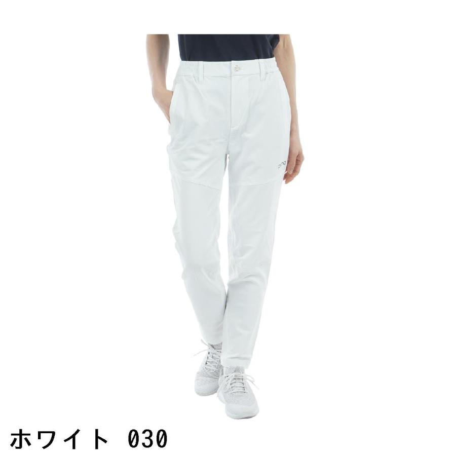 【ホワイト柄1】全方向ストレッチボンディングプリントテーパードパンツ <LADIES LINE> (LADIES) PING（ピン） パンツ 「PING APPAREL」全方向ストレッチボンディング