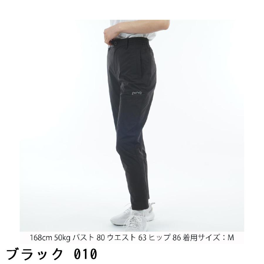 PING レディース ストレッチ テーパードパンツ ブラック PING（ピン） ストレッチ テーパードパンツ レディス : GDOゴルフ