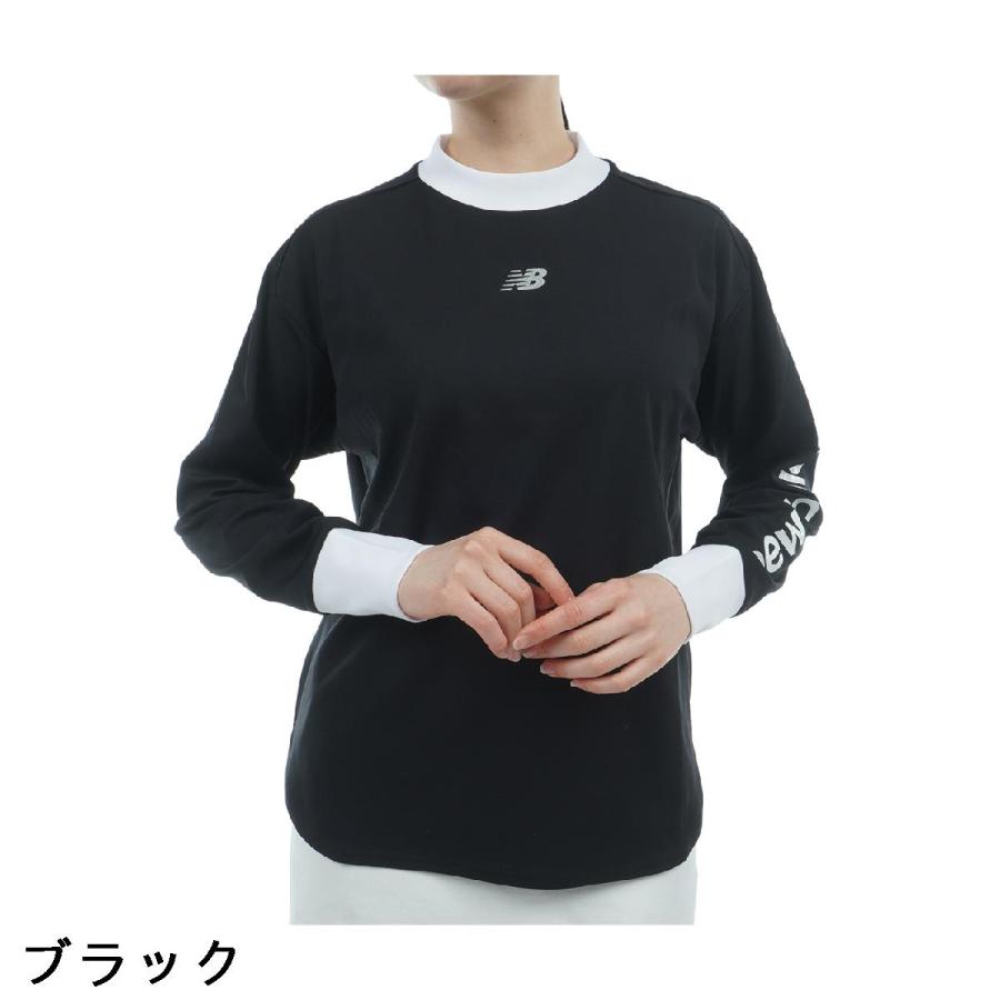 【ブラック】長袖 モックネック プルオーバー (WOMENS) New Balance Golf（ニューバランスゴルフ） ニューバランス 長袖モック